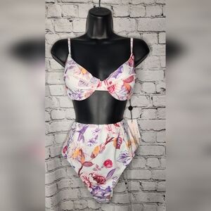 Nanette Lepore 2 Piece Swimsuit Bikini NWT‎ Size 10